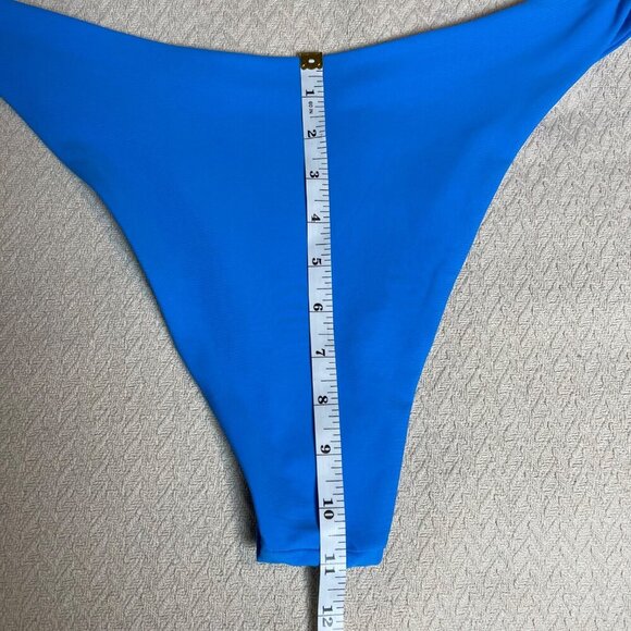 Women Swimsuit Triangle Bikini Halter Neck Adjustable Wide Straps 2 Piece Cheeky - Picture 5 of 7